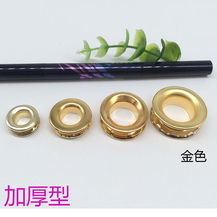 Double Side banner canvas curtain copper eyelet With claw for fabric Canvas Leather Self Backing Screw Purse Buckle