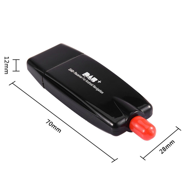 Bil dab antenne med usb adapter mottaker til android 4.4 5.1 6.0 7.1 8.0 bil spiller gjeldende til europa australia dab adapter
