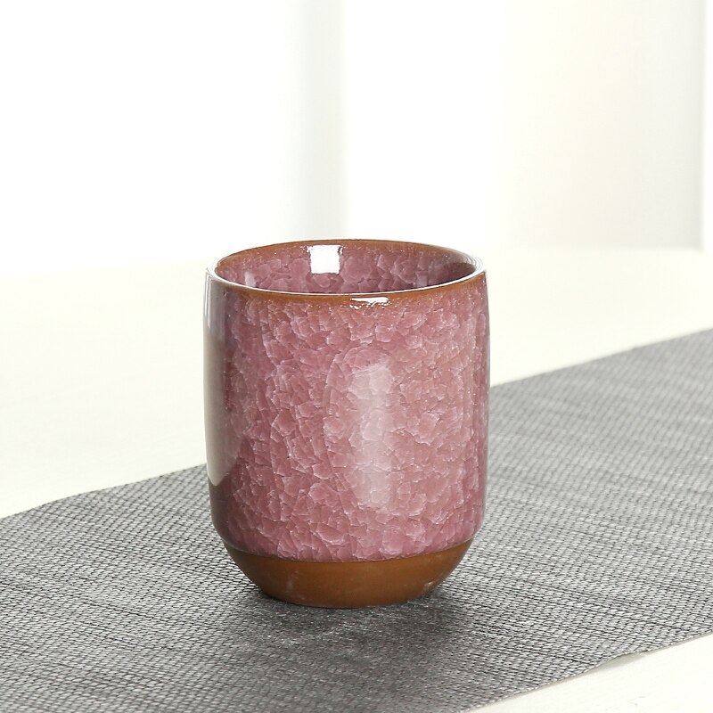Chanshova 150ml traditionell kinesisk stil sprakande keramik tekopp teservis porslin små kaffekoppar mugg  h391: 3