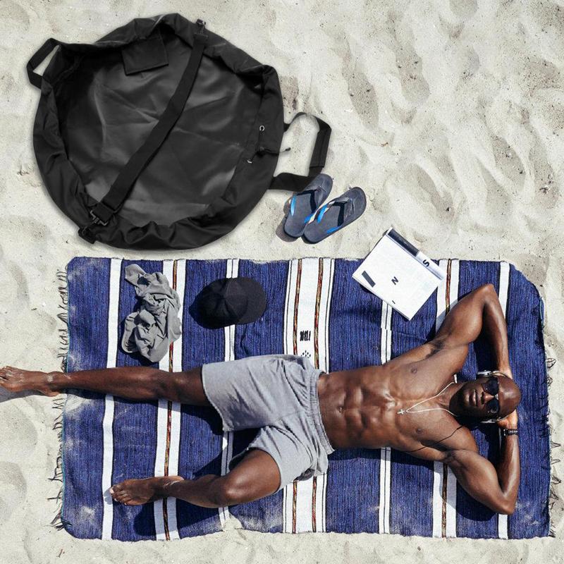 Cambiador de traje de neopreno, accesorios de surf impermeables, alfombrilla de cambio, equipo de surf, alfombrillas cambiantes portátiles impermeables con hombro y
