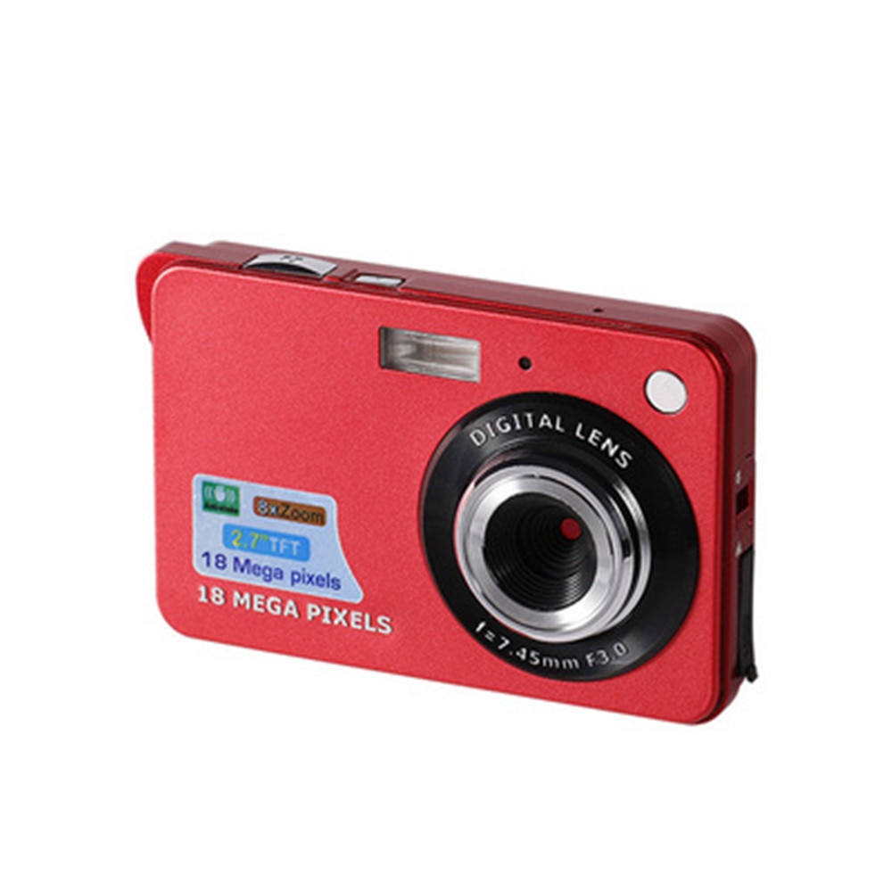 DC530 Digitale Della Macchina Fotografica TFT LCD HD 18MP Digital Camera Portatile Della Macchina Fotografica 8X Zoom Digitale: Red