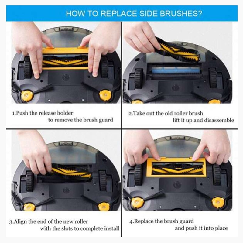 Replacement Spare Parts Kit Compatible for Eufy RoboVac 11 RoboVac 11C Ecovacs Deebot N79 Deebot N79S