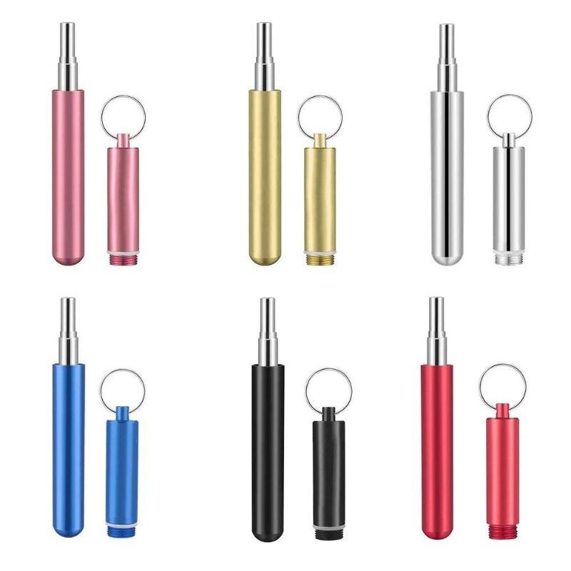 Pajilla de Metal plegable portátil, plegable, reutilizable, Pajita para beber, pajitas de acero inoxidable, accesorios para Bar