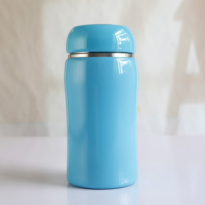 250ml/350ml kolorowe kubki termiczne dla dzieci ze stali nierdzewnej, termosy próżniowe, termosy damskie ze stali nierdzewnej, izolowane kubki termiczne: 350ml / Niebieski