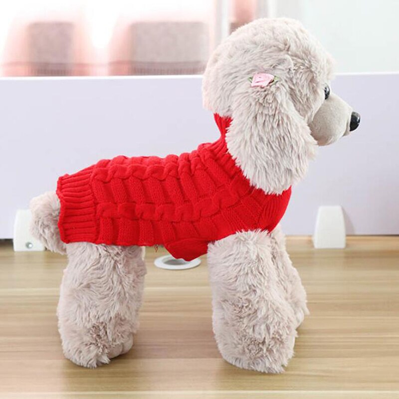 Leisure Pet Winter Warm Cat Clothes Cat Sweater For Small Cats Kitten Coat Jacket Kitty Knitted Sweaters Pet Dog Clothing
