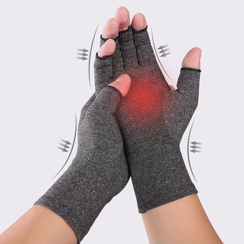 Frauen Männer Arthritis Kompression Handschuhe Finger gemeinsam Schmerzen Linderung Rheumatoider Arthrose Hand Handgelenk Unterstützung Therapie Fäustlinge