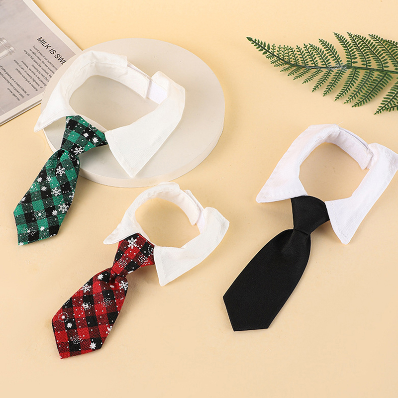 Pet Dog Cat Formal Necktie Dog Cat Tuxedo Bow Tie Collar Pet Accessories Adjustable Dog Cat Wedding Tie Pet Supplies
