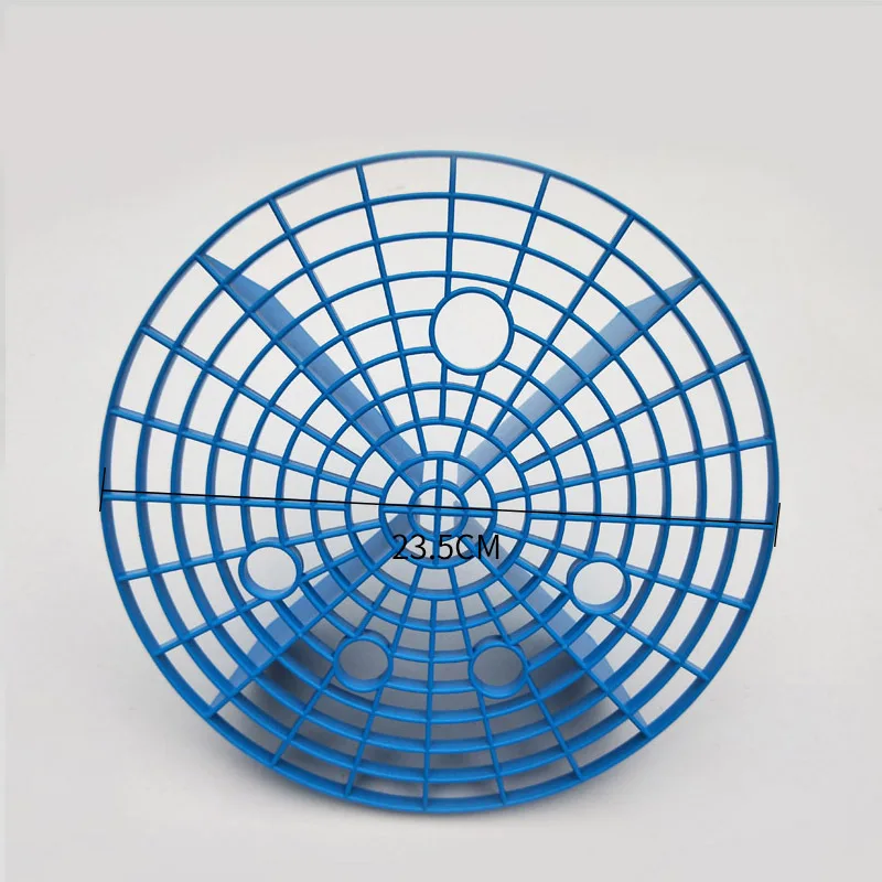 Schermo filtrante per negozio di lavaggio auto Secchio per lavaggio veicoli Rete filtrante per sabbia e pietra Prodotti per la pulizia di strumenti di bellezza automobilistici: Blu