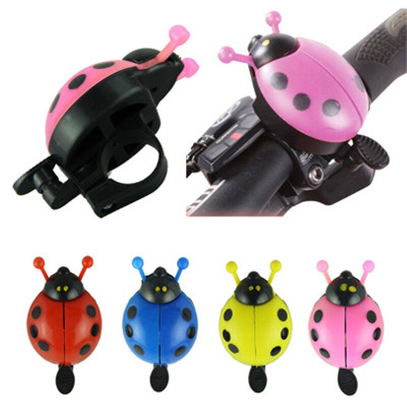 Leuke Fiets Fiets Bel Cartoon Lieveheersbeestje Fietsen Bell Outdoor Ridding Accessoires Sport Bike Ring Kind Rijden Apparatuur: random