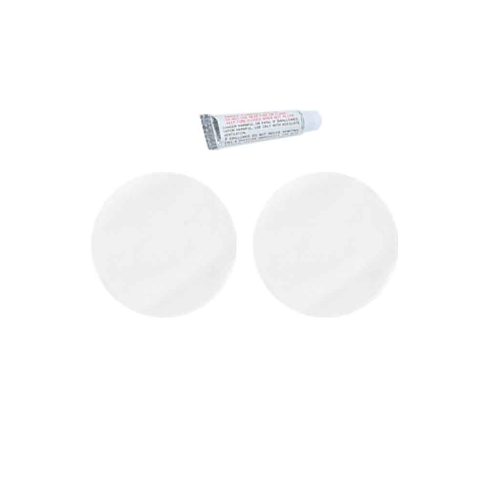 Pvc Luchtbed Opblaasbare Zwembad Met Lijm Bandenreparatieset Patches Kit: WHITE