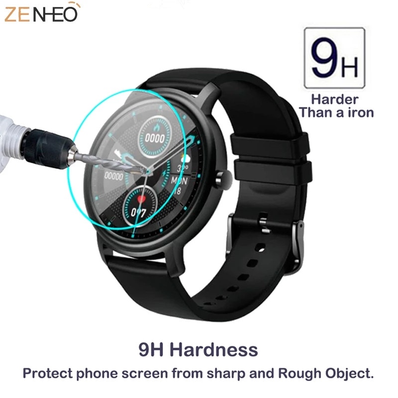 Behua hærdet glas ur skærm film beskytter cover til xiaomi ur luftbeskyttende smartwatch til mibro air tilbehør film