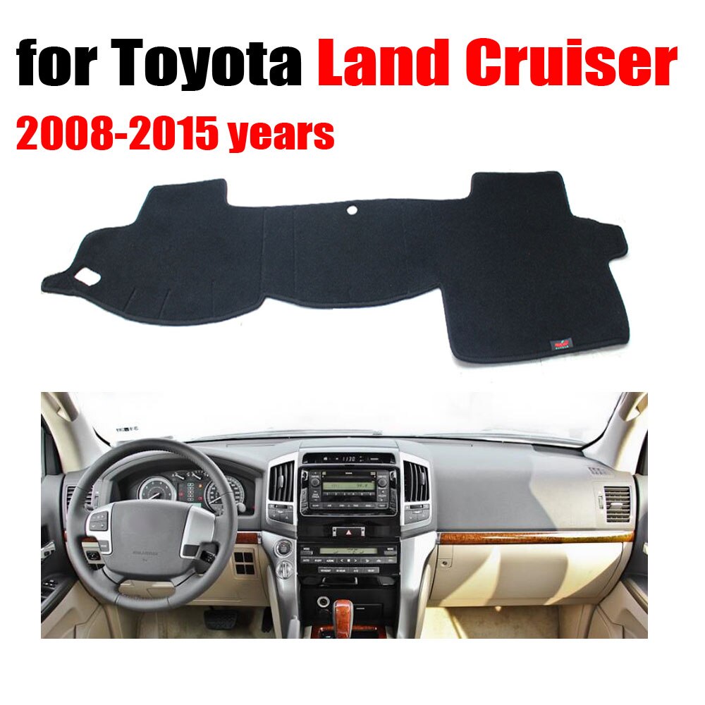 Auto dashboard cover mat linksgestuurde dashmat pad dash mat covers dashboard accessoires voor Toyota Land cruiser -