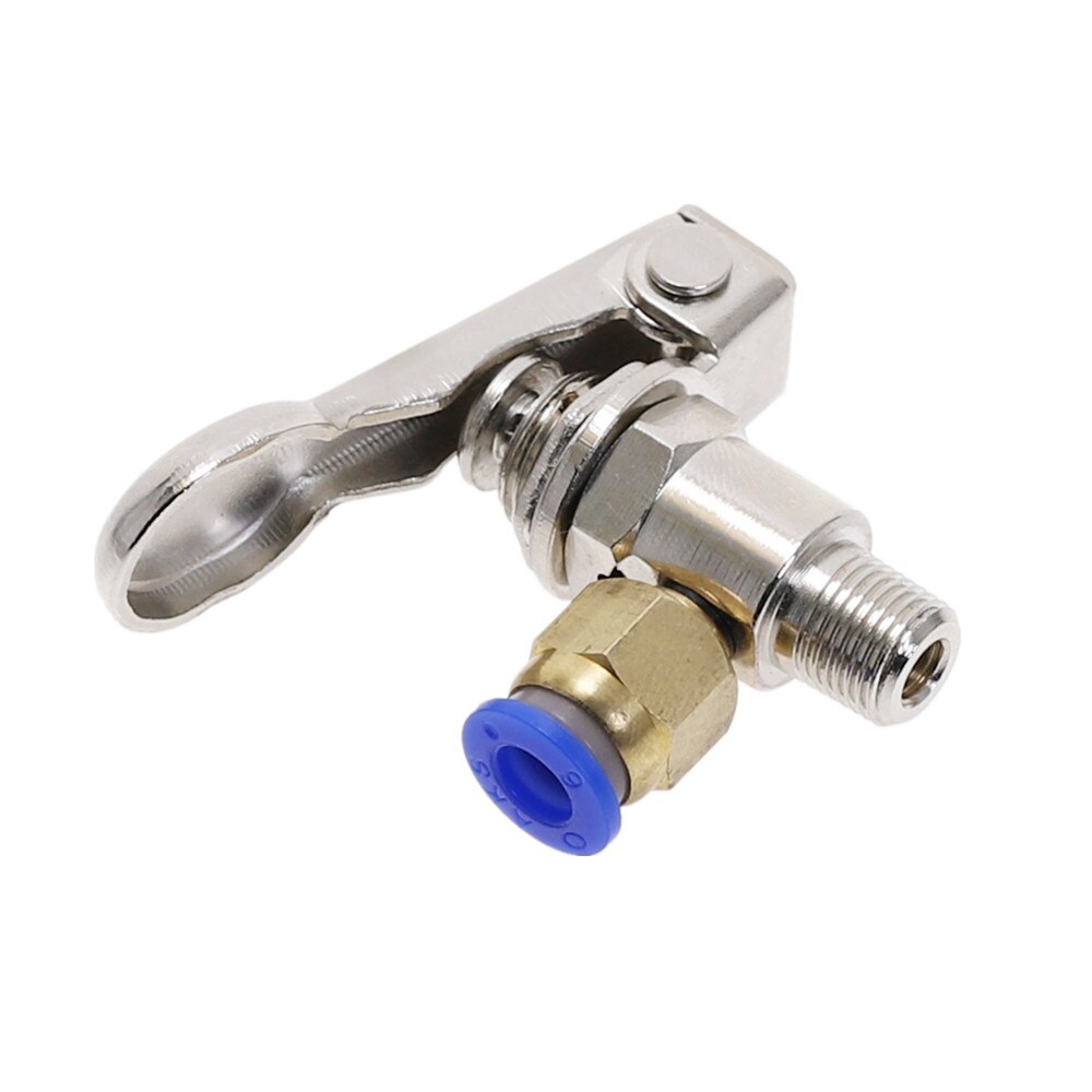 TAC-3P pneumatic air mechanical valve exhaust valve 2 position 3 way M5 internal thread 1/8"BSP external thread pneumatic valve