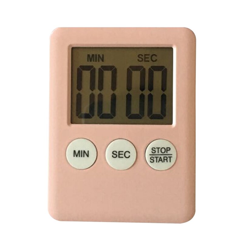 Led Digital Kitchen Electronic Timer Countdown Medication Reminder Kitchen Timer Portable Slim Countdown Timer: PK