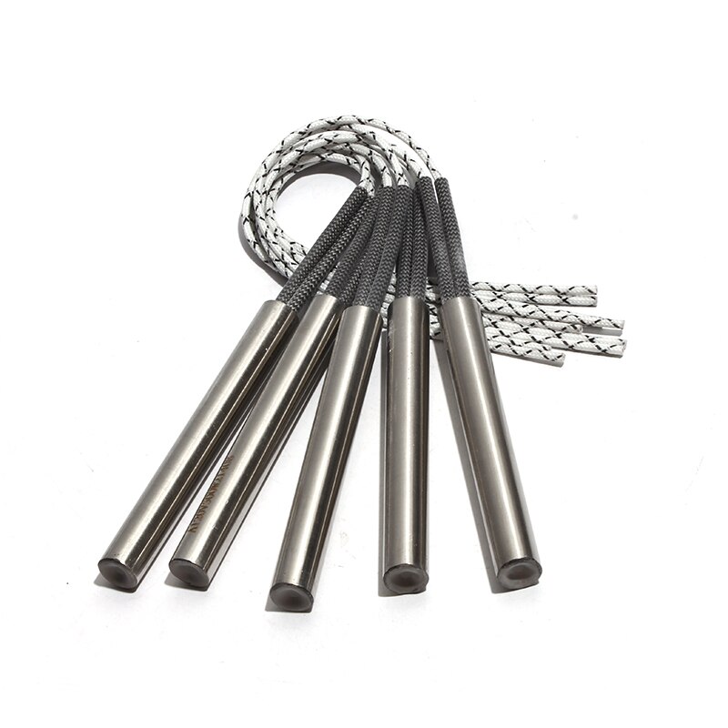 12/24/36/48v x 316ss heizpatronen-heizrohre 10 einem heizkopf für spritzgießmaschinen 65/70/75/80/85mm 90w-125w 5 /lot