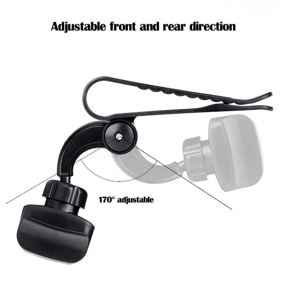 Innovatieve Universele Veilig Zonneklep Auto Telefoon Houder Handl Installeren ZY0209 Op Telefoon Navigatie Houder Clip Spiegel Voor Mobiele M2S1