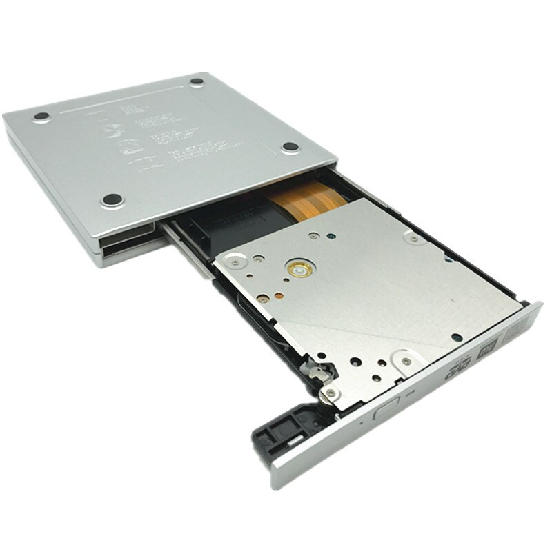 External silver USB 2 8x DVDRW DL DVDRW CD RW Burner Drive All PC and for Mac