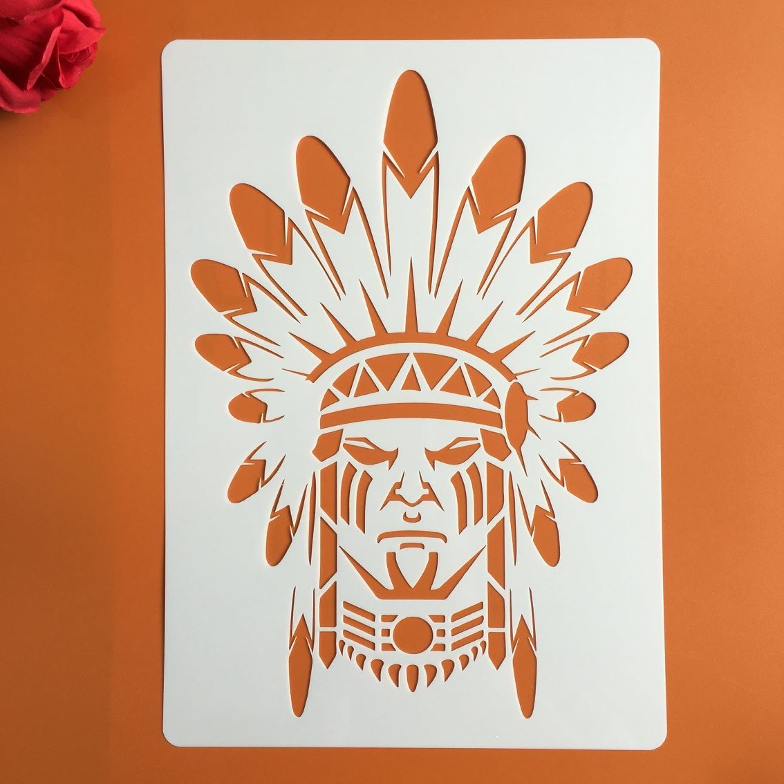 A4 29 * 21cm Chief Mandala DIY Stencils Wall Paint... – Vicedeal