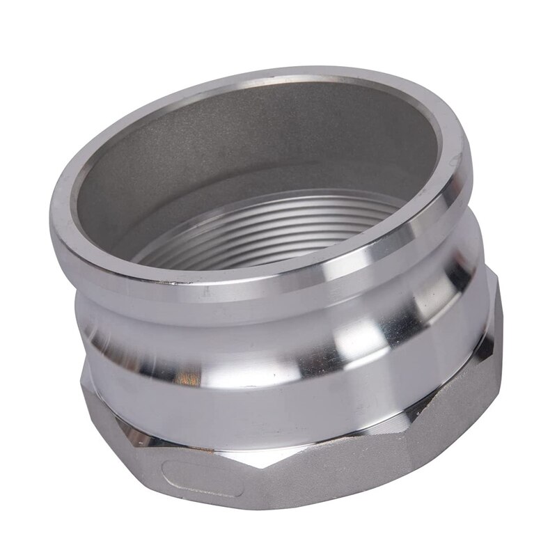 Camlock Fittings Aluminum Cam Lock Fittings Type a Cam and Groove Hose Fitting Male Adapter Female NPT Thread 4 Inch