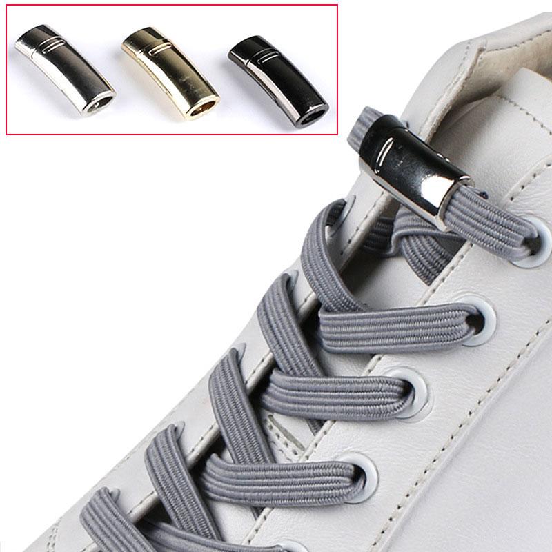 1 Paar Magnetische Schoenveters Elastische Geen Stropdas Veters Platte Vergrendeling Schoenveter Kids Adult Sneakers Lui Veters One Size Fits alle Schoenen