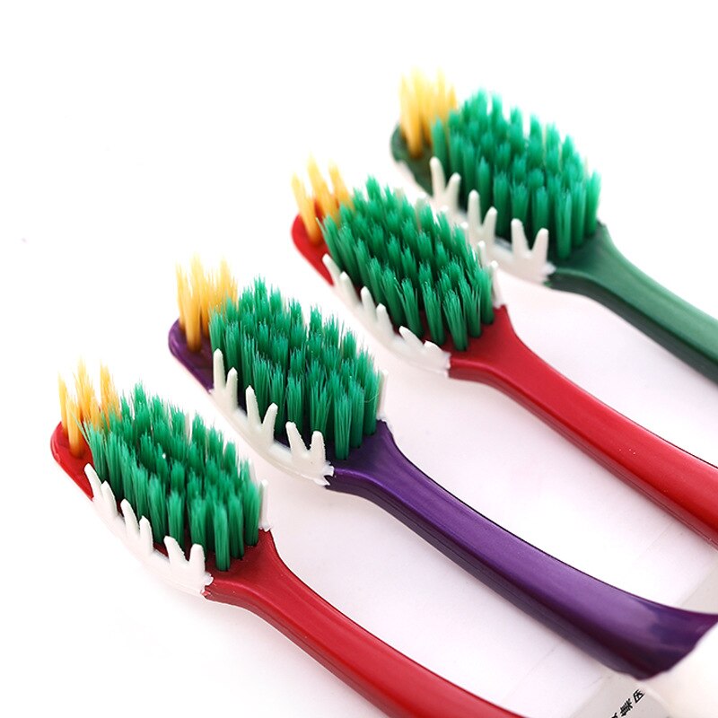 4pcs/Pack Natural charcoal eco bamboo toothbrush Family Pack