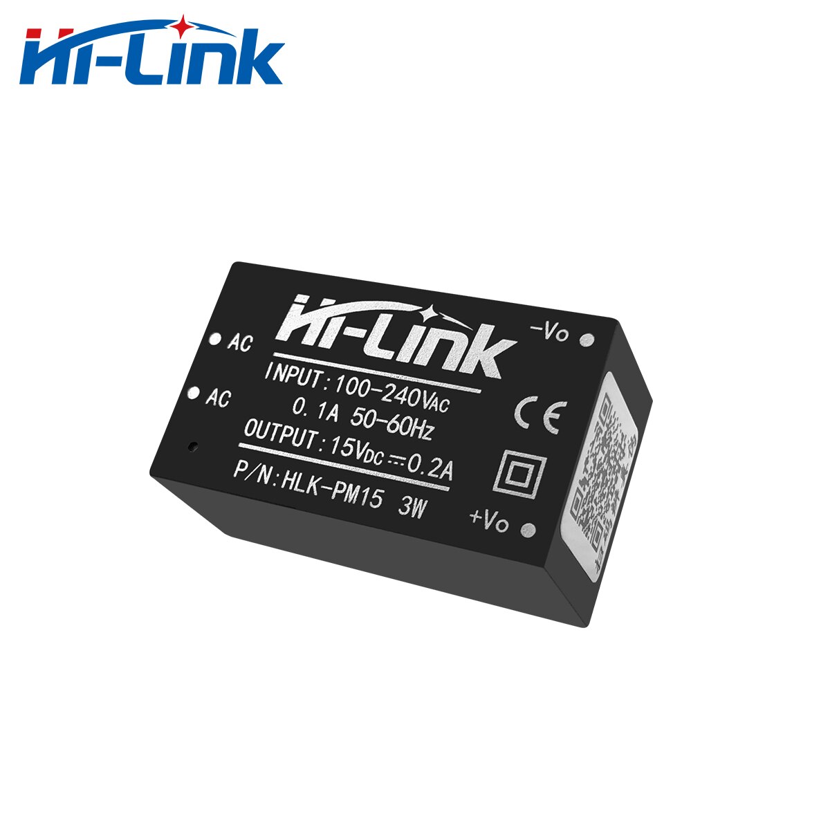 AC-DC 220v a 15v 0.2a 3w conversor de potência módulo step-down HLK-PM15