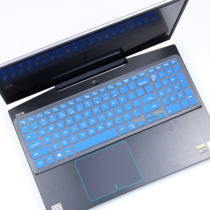laptop Keyboard Cover Protector For Dell G3 G5 G7 15 Series,15.6" Dell G3 15 3500 3590 3579 G5 5500 5590 G7 17 7590 G7790 17.3": blue