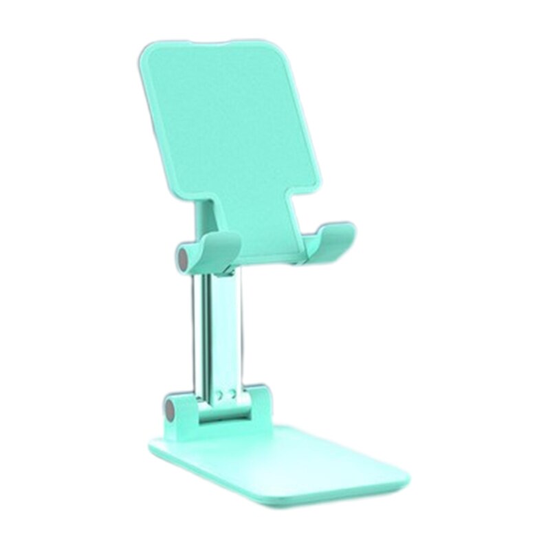 Foldable Desktop Mobile Phone Holder Bracket For Photo Live With Anti-slip Panel 101A: Green