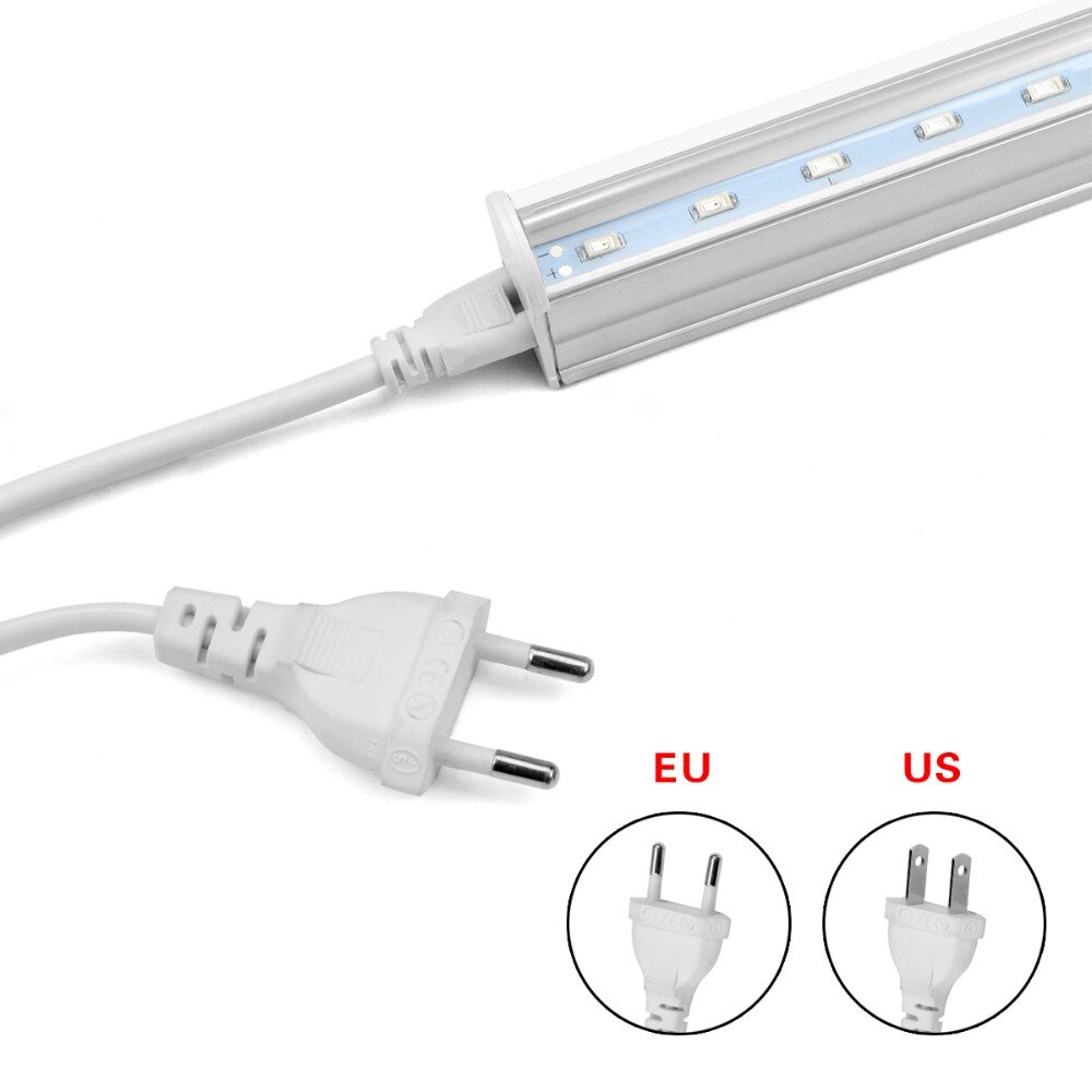 Led vækstlys fuldt spektrum indendørs plantelampe  t5 tube bar lys 5730 smd led phyto lamper hydroponic drivhus growbox 85-265v