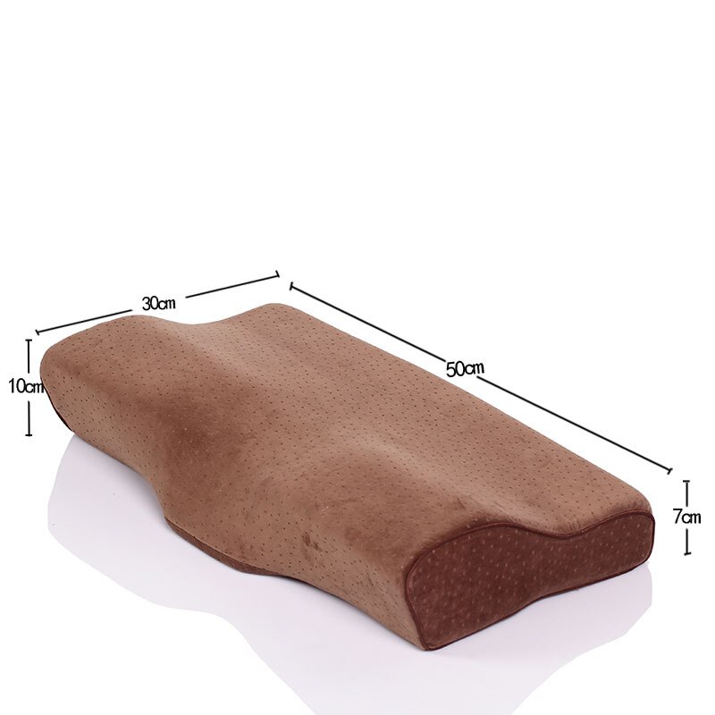 pillow kussens nekkussen body pillow hoofdkussen neck pillow nek kussen pillows gel kussen kussen vulling orthopedic pillow kussentjes slaaptrainer memory foam pillow bodypillow slaapkussen: Coffee