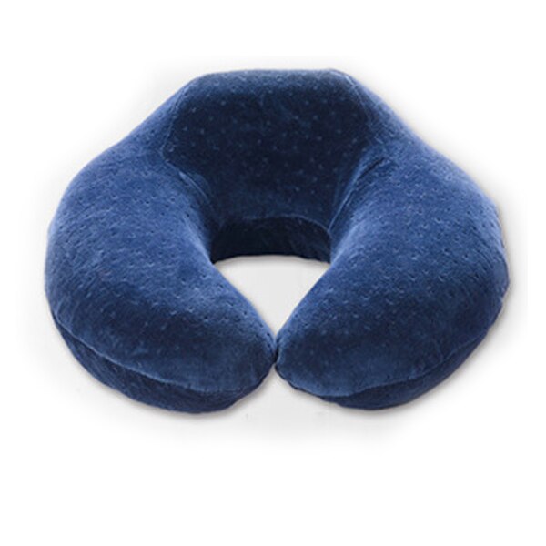 U Vormige Hals Kussens Memory Foam Reizen Kussen Nek Gezondheidszorg Accessoires Comfortabele Kussens Voor Goede Slaap Thuis Textiel: Navy blue