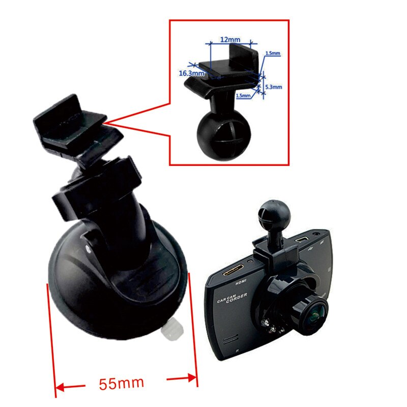 Dash Cam Spiegel Mount Kit voor G30 Dash Cam. Zuignap houder van GT300 Auto Dvr Camera. Voor G30B Dvr Zuignap Beugel
