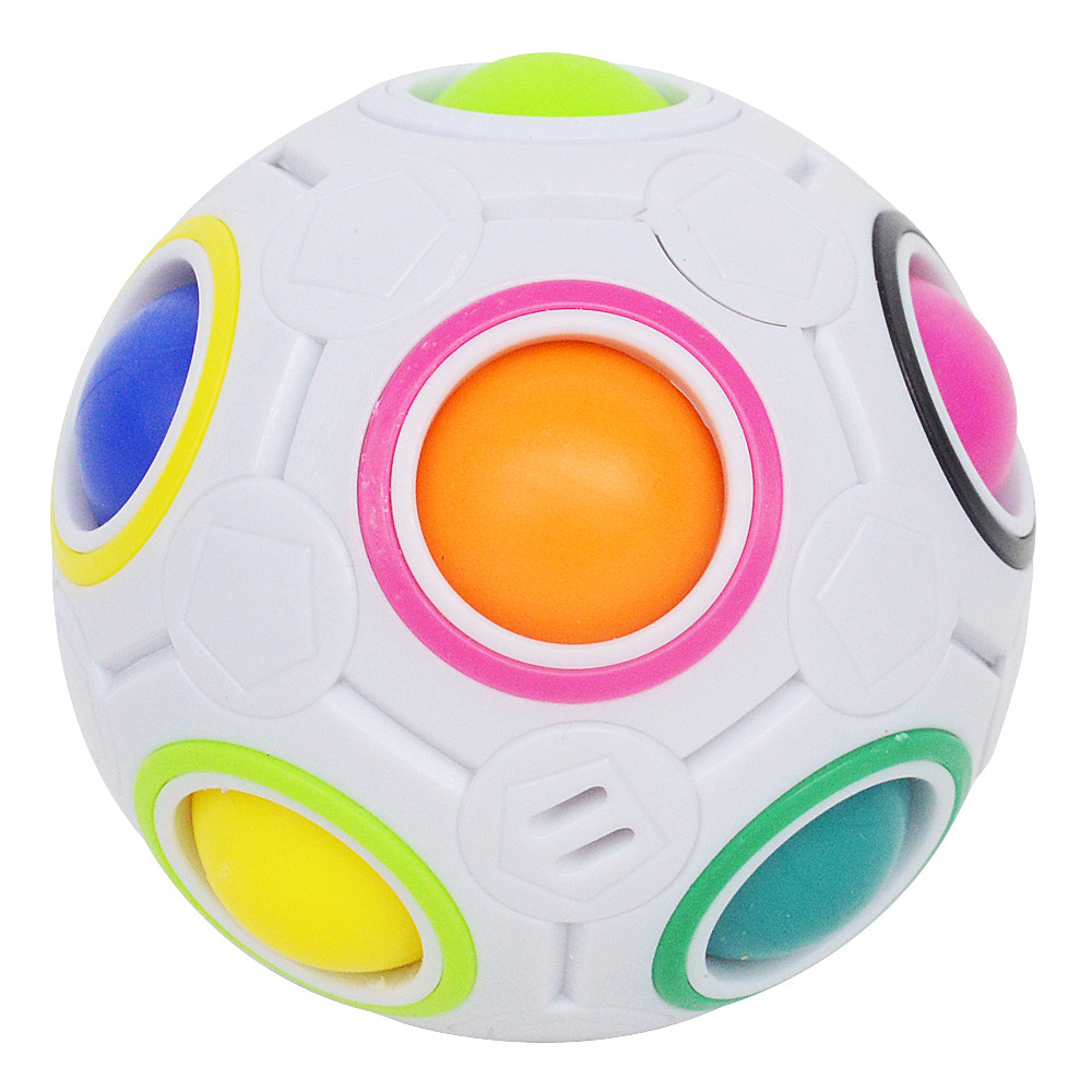 Magie Ball freundlicher Magie Regenbogen Ball Außerirdischer Dekompression Puzzle Würfel freundlicher Kreative FußBall Würfel Party Spiel betonen Linderung Spielzeug