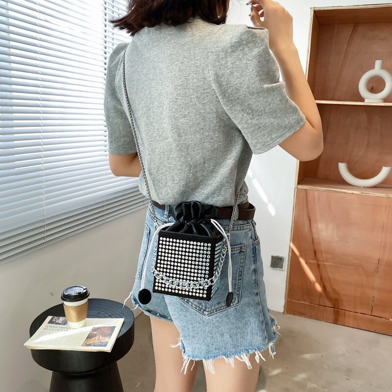 Persönlichkeit online berühmtheit handtasche Kasten tasche ausländischen schulter tasche kette geschlungen tasche