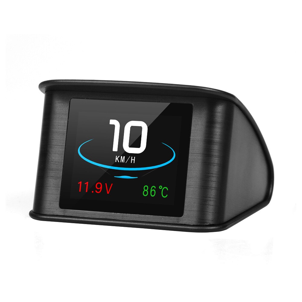 Compteur de vitesse P10 avec affichage numérique OBD2, compteur de vitesse, mesure de la température et du kilométrage Hud