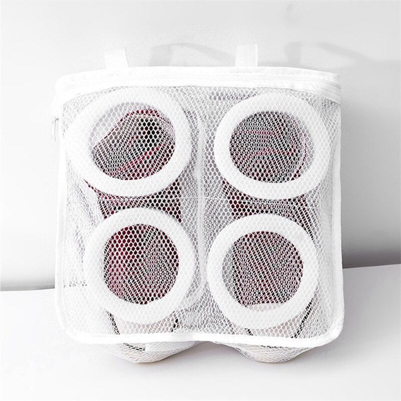 1PC Polyester Machine Wash Protection Wash shoes bag Drying bag underwear Fixed clothing Laundry Care bags Net bag 28x24.5x8cm