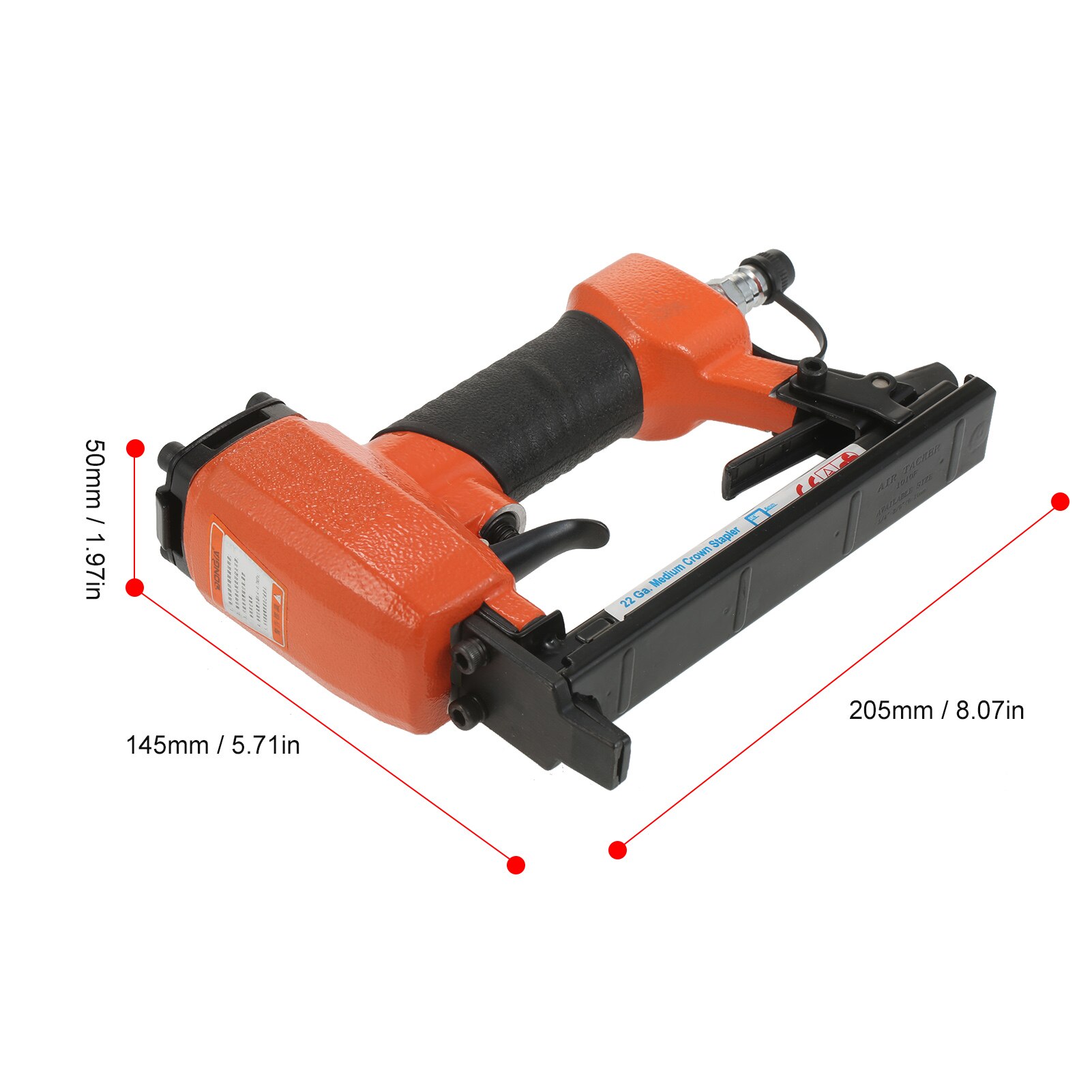 23 Gauge Micro Pin Nailer 1/2 Inch to 1 Inch Air Nailer Pneumatic Finishing Stapler Air Power Nil Gun for Woodworking Furniture: Type 5