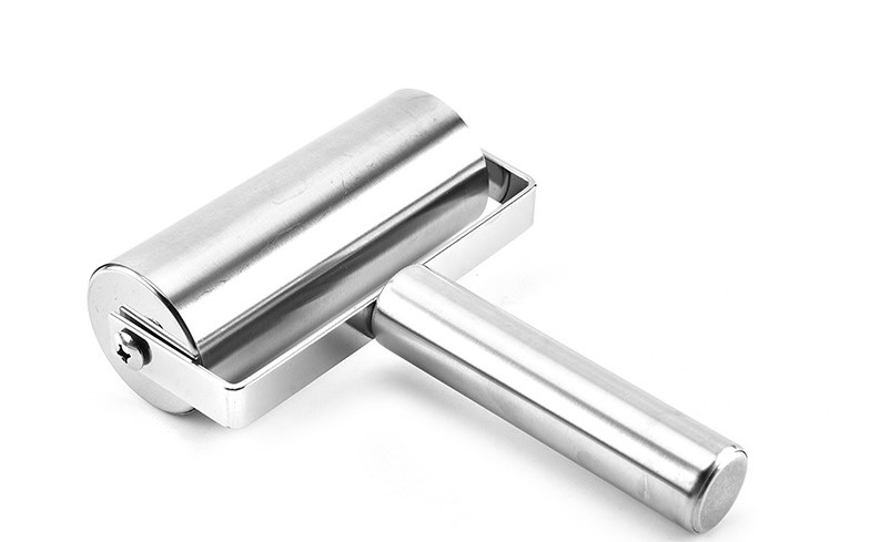 5 Style Stainless Steel Rolling Pin Cake Roller Dough Pizza Rolling Pin Baking Kitchen Cooking Gadgets Cookies Bakeware Tools: 2