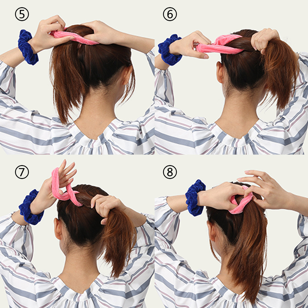 50 Uds. Paquete elástico Scrunchie de terciopelo bandas para pelo para mujer o niña accesorios para el cabello para mujeres rápida
