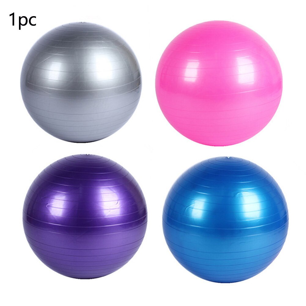 Anti Burst Pilates Body Building Exercise Non Slip Solid Matte Textured PVC Gym Home Yoga Ball Balance Fitness Inflatable