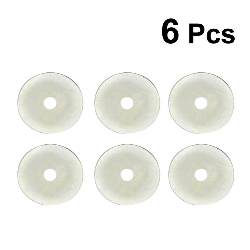 6pcs Cutting Blade Rotary Cutter Round Blades Sharp 28mm Rotary Circular Cutter for Sewing