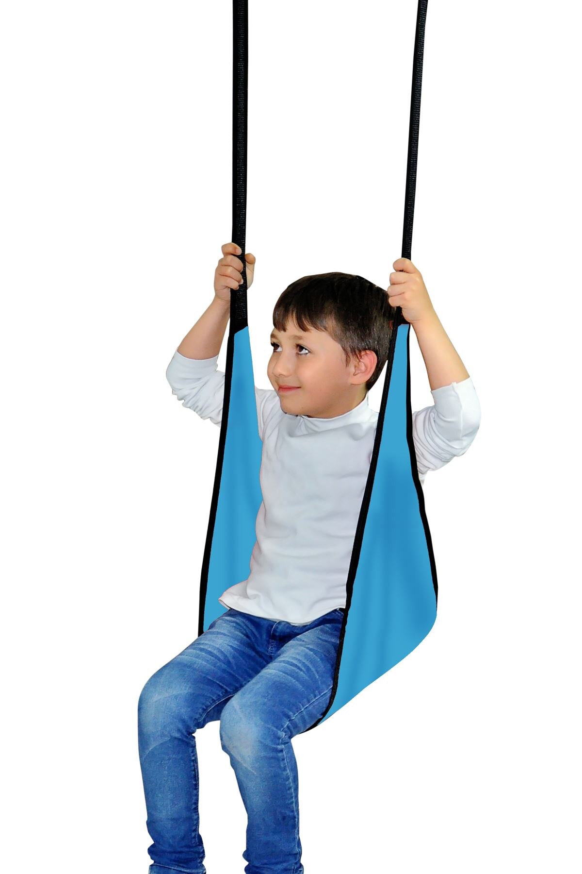 Blauw Natuur Picknick Hangmat Kinderen Swing Huis Tuin Gebruik Opknoping Beugel Activiteit Kids Model Amusement Modellen: Default Title