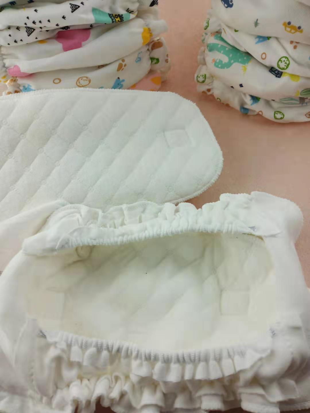 Baby abnehmbare windel baumwolle weiche wiederverwendbare waschbar neugeborenen produkte säugling Resorbierbaren windeln Tuch Windel Einstellbar Windeln