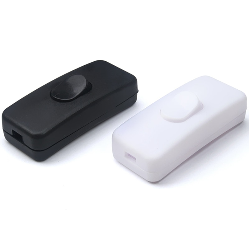 Nuttig Tafellamp 110 250V Bureaulamp Op/Off Indicator Cord Switch Inline Led Zwart/Witte Kleur