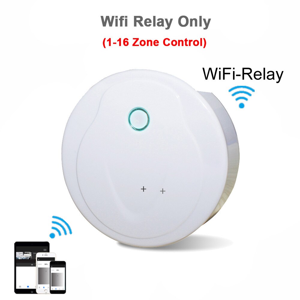 LED Dimmer Switch CCT 12V 24V 36V RF Wireless 2.4G Remote Smart Wifi 2CH WW CW LED Controller for CT Single Color LED Strip V2-L: Wifi Relay Only