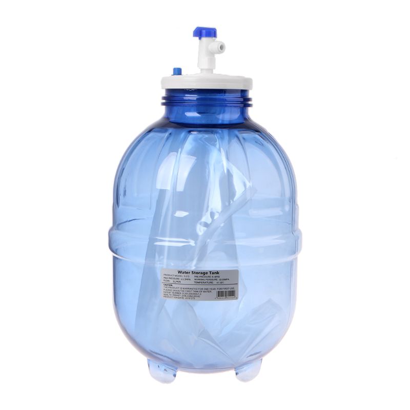 3.2 Gallon Transparante Plastic Water Opslagtank Voor Omgekeerde Osmose Voor Omgekeerde Osmose Systeem