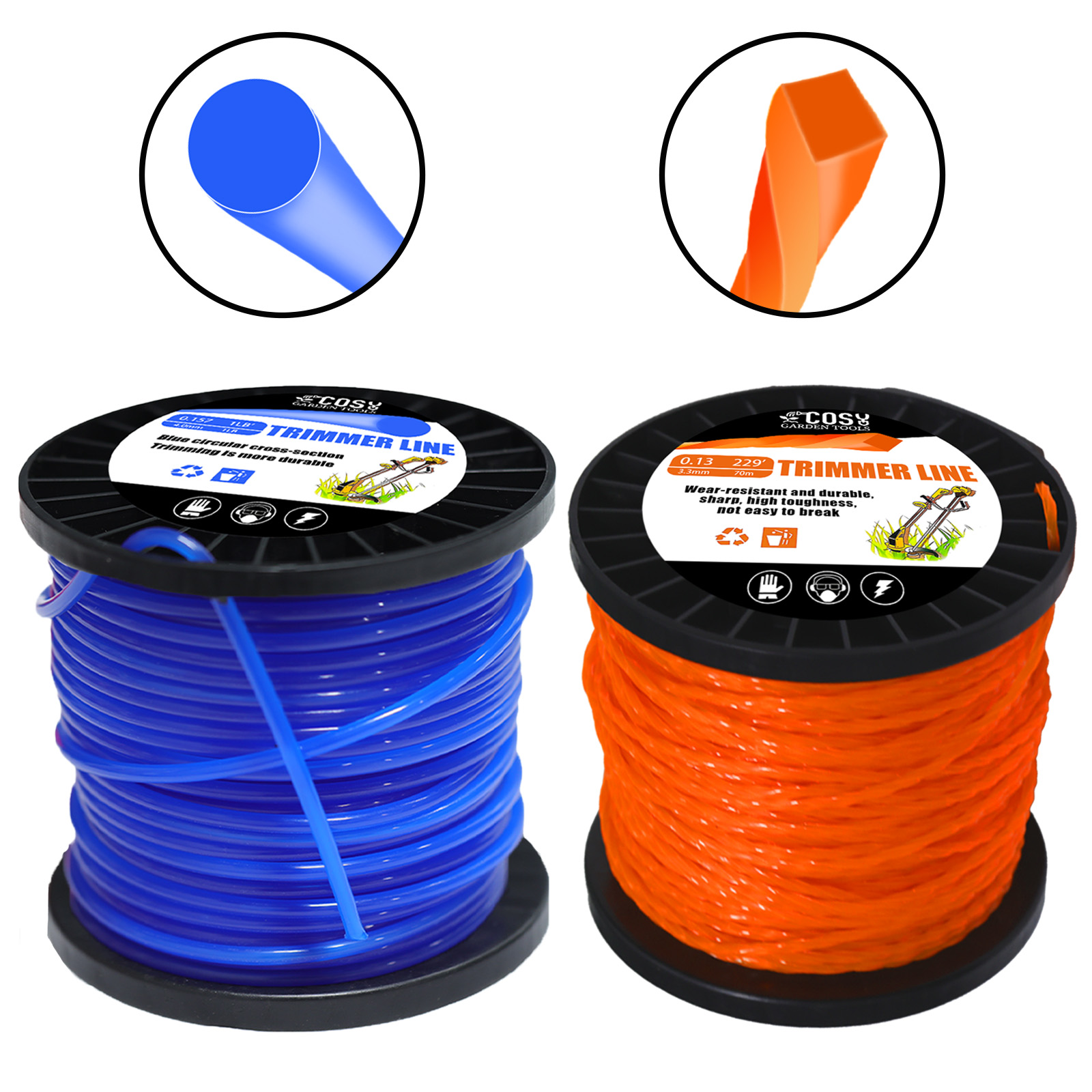 100 m Nylon Freischneider Strimmer Trimmer Linie Kabel Draht 2,7/3,0/4,0mm DIA Für STIHL Nylon Rasenmäher linie Garten Power Werkzeug Teile
