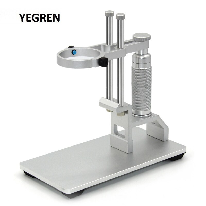 Digitale Microscoop Aluminiumlegering Lift Stand Verstelbare Microscoop Arm Stand Werken Podium met Hoofd Houd Ring 42 mm voor Reparatie