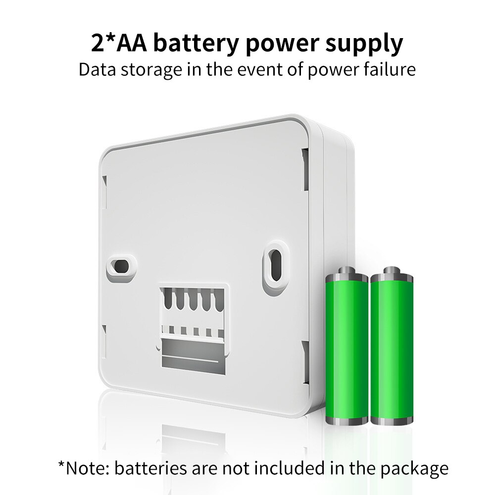 Wall-Mounted Thermostat LCD Display Panel Programmable Wall-Mounted Furnace Thermostat Temperature Controller