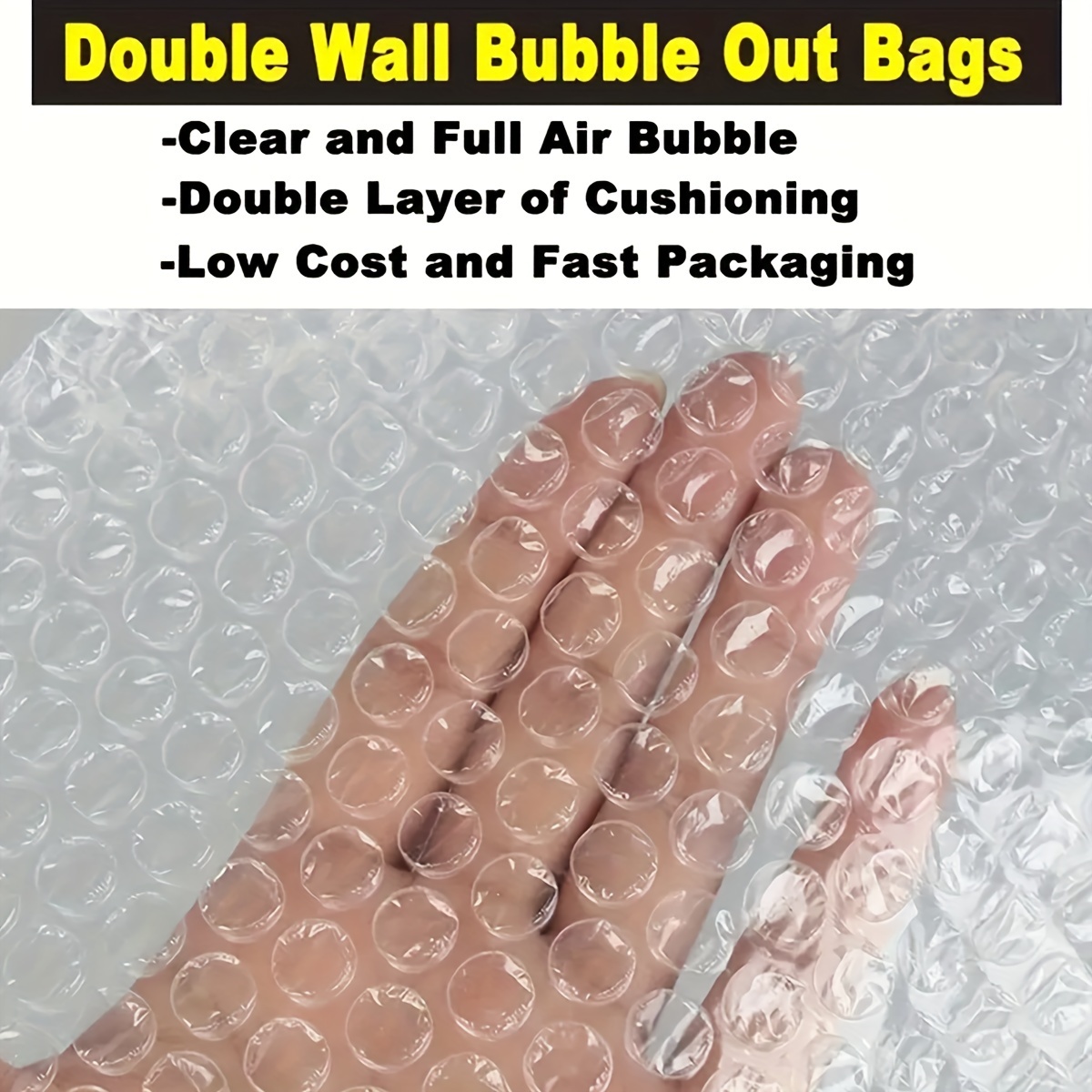 100pcs Cushion Wrap Pouches, Bubble Pouches, Bubble Out Wrap Bags, Bubble Bags, Bubble Bags For , Bubble Sleeves